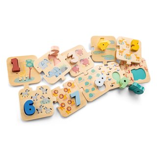 Nummer puzzel - safari